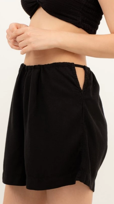 Waist Slit Laced Women's Shorts